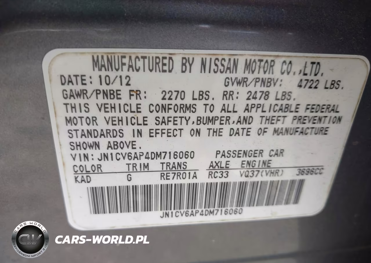 2013 Infiniti G37 Journey VIN:JN1CV6AP4DM716060 - 9
