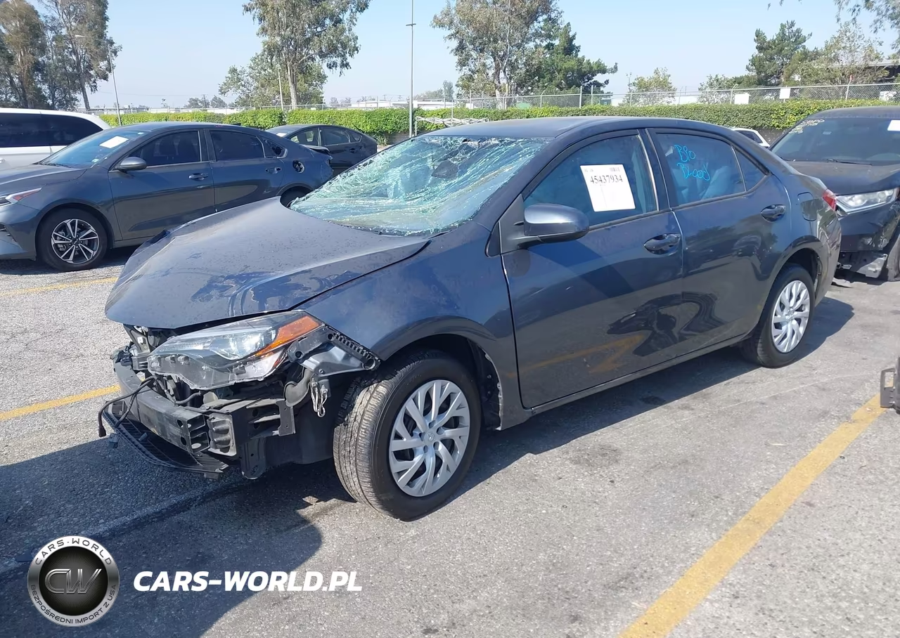 2019 Toyota Corolla Le VIN:2T1BURHE9KC160999 - 2