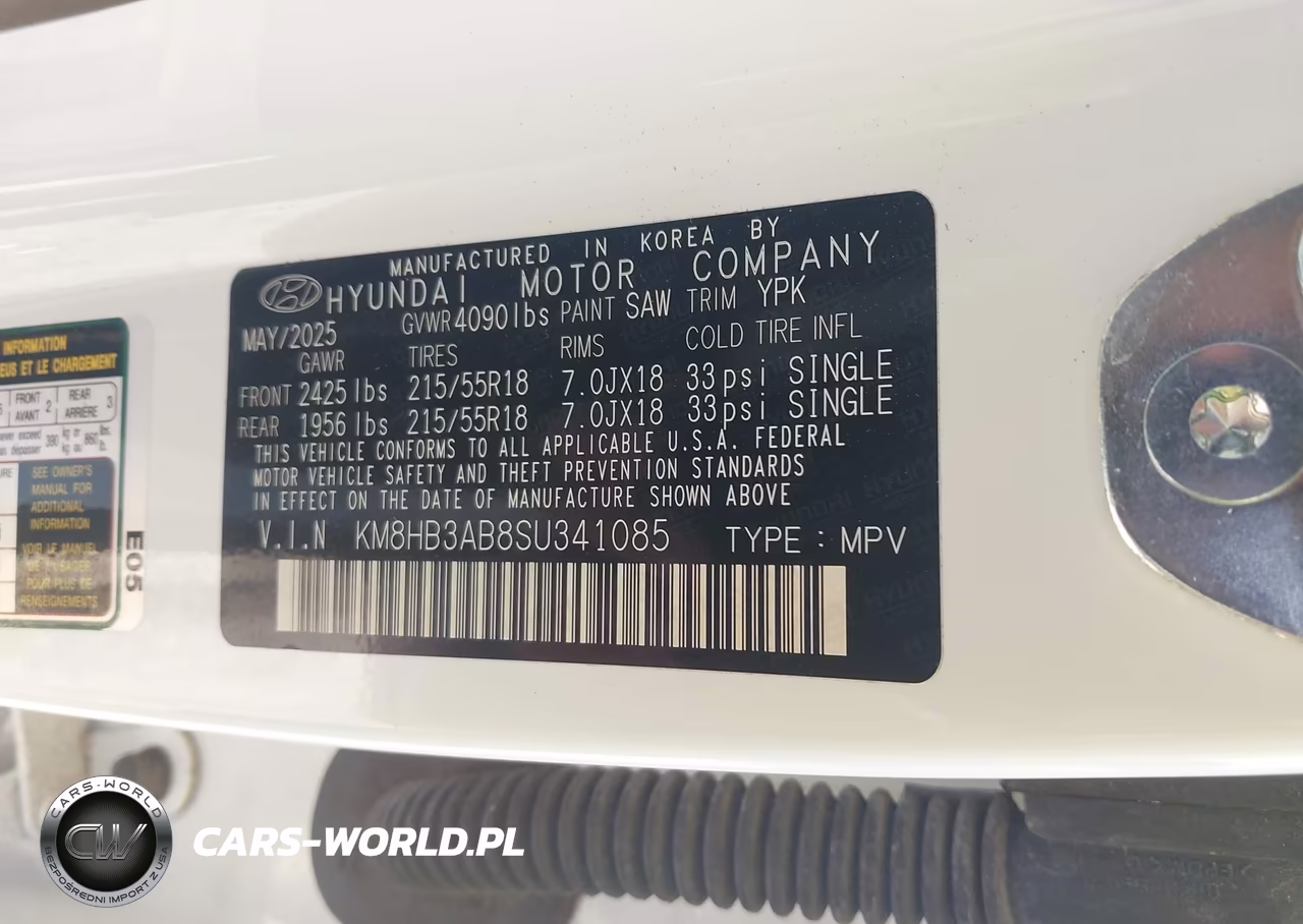 2025 Hyundai Kona Sel VIN:KM8HB3AB8SU341085 - 9