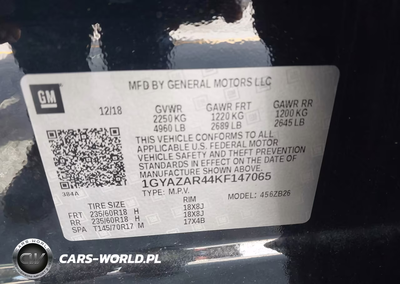 2019 Cadillac Xt4 Luxury VIN:1GYAZAR44KF147065 - 9