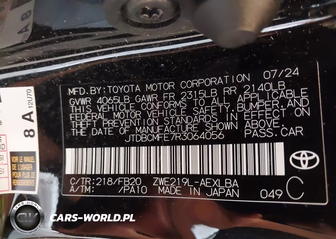 2024 Toyota Corolla Hybrid Le VIN:JTDBCMFE7R3064056 - 9