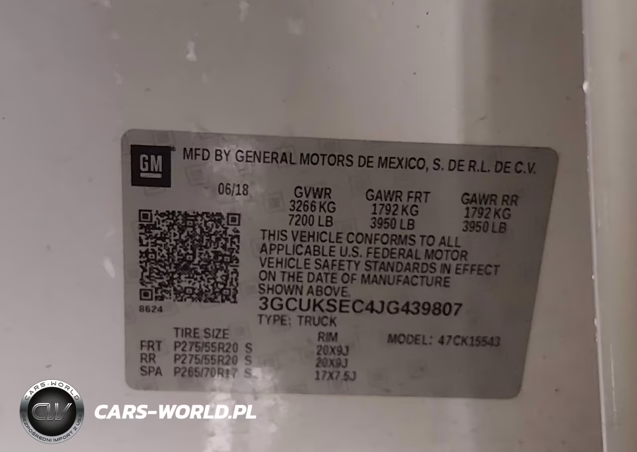 2018 Chevrolet Silverado 1500 Ltz VIN:3GCUKSEC4JG439807 - 9