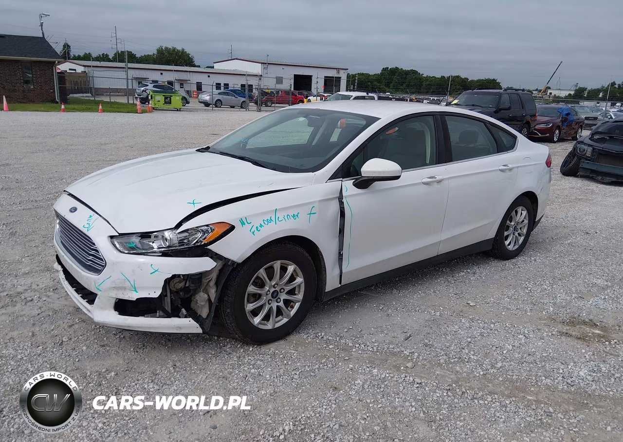 2015 Ford Fusion S VIN:3FA6P0G7XFR163942 - 2