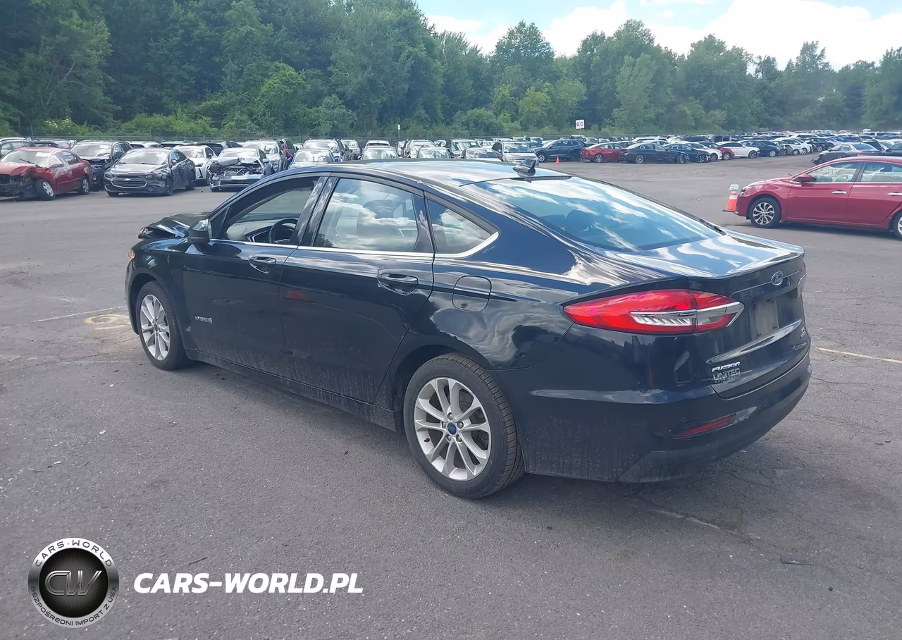 2019 Ford Fusion Hybrid Se VIN:3FA6P0LU8KR258148 - 3