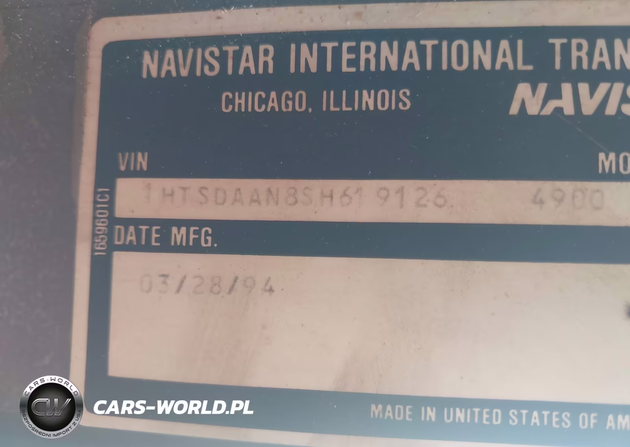 1995 International 4000 4900 VIN:1HTSDAAN8SH619126 - 8