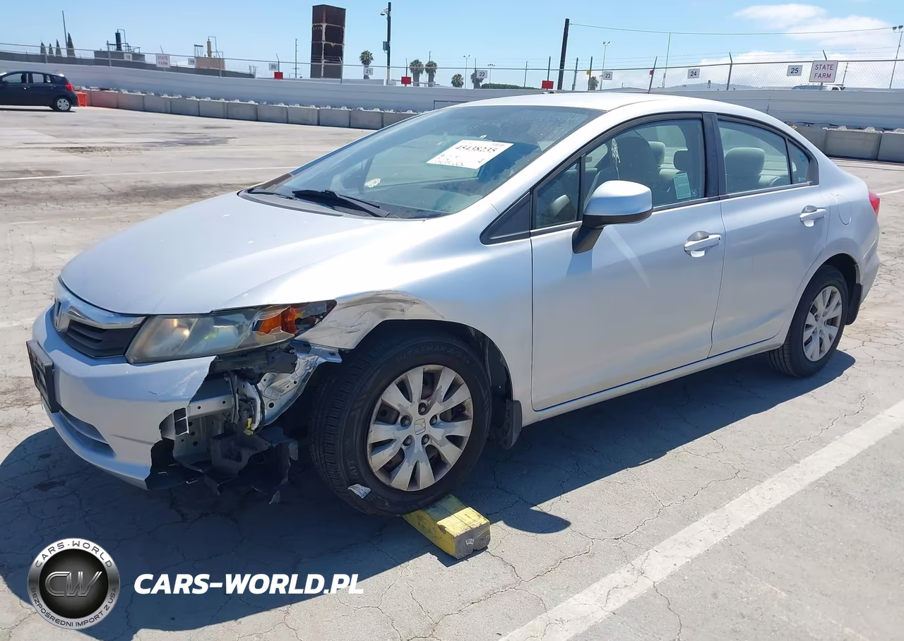 2012 Honda Civic Lx VIN:19XFB2F56CE310541 - 2
