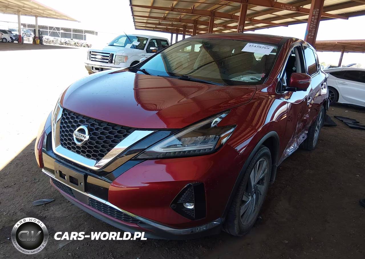 2021 Nissan Murano Sl Fwd VIN:5N1AZ2CJ3MC124161 - 2
