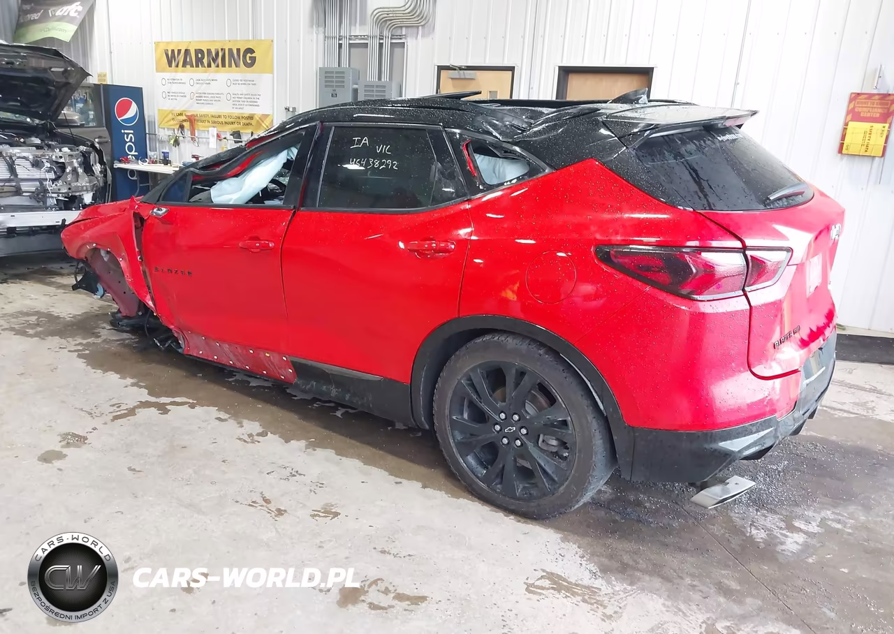 2022 Chevrolet Blazer Awd Rs VIN:3GNKBKRS9NS209411 - 3