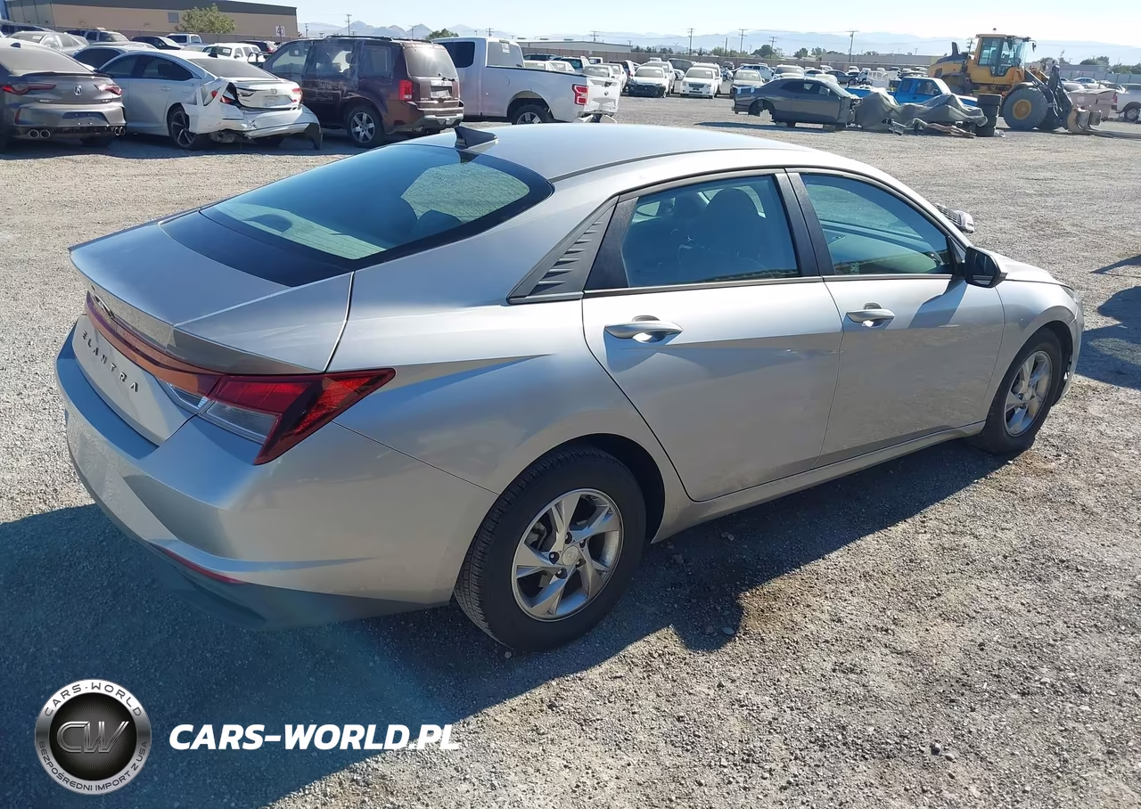 2021 Hyundai Elantra Se VIN:5NPLL4AG4MH042543 - 4