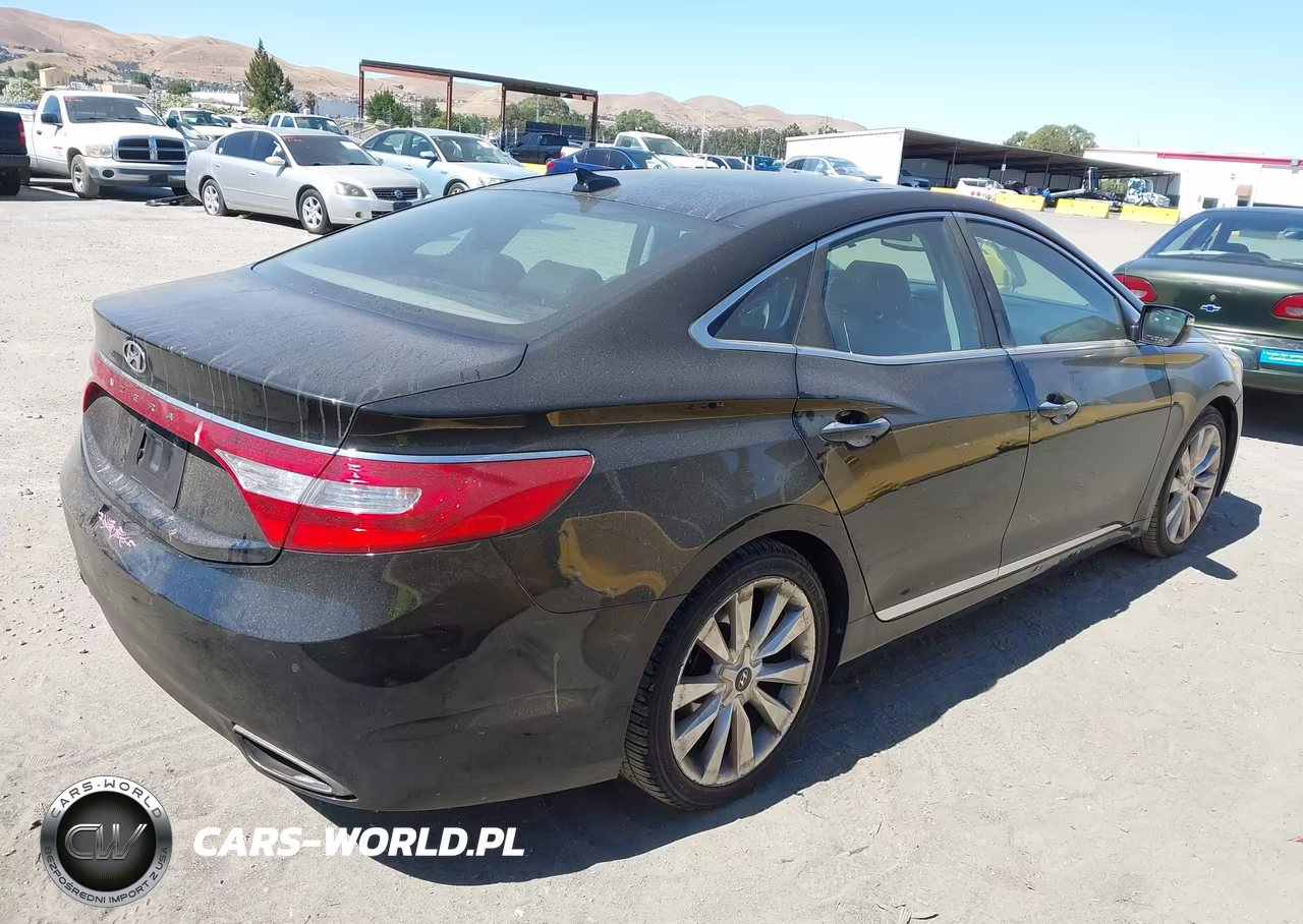 2013 Hyundai Azera VIN:KMHFH4JG6DA329092 - 4