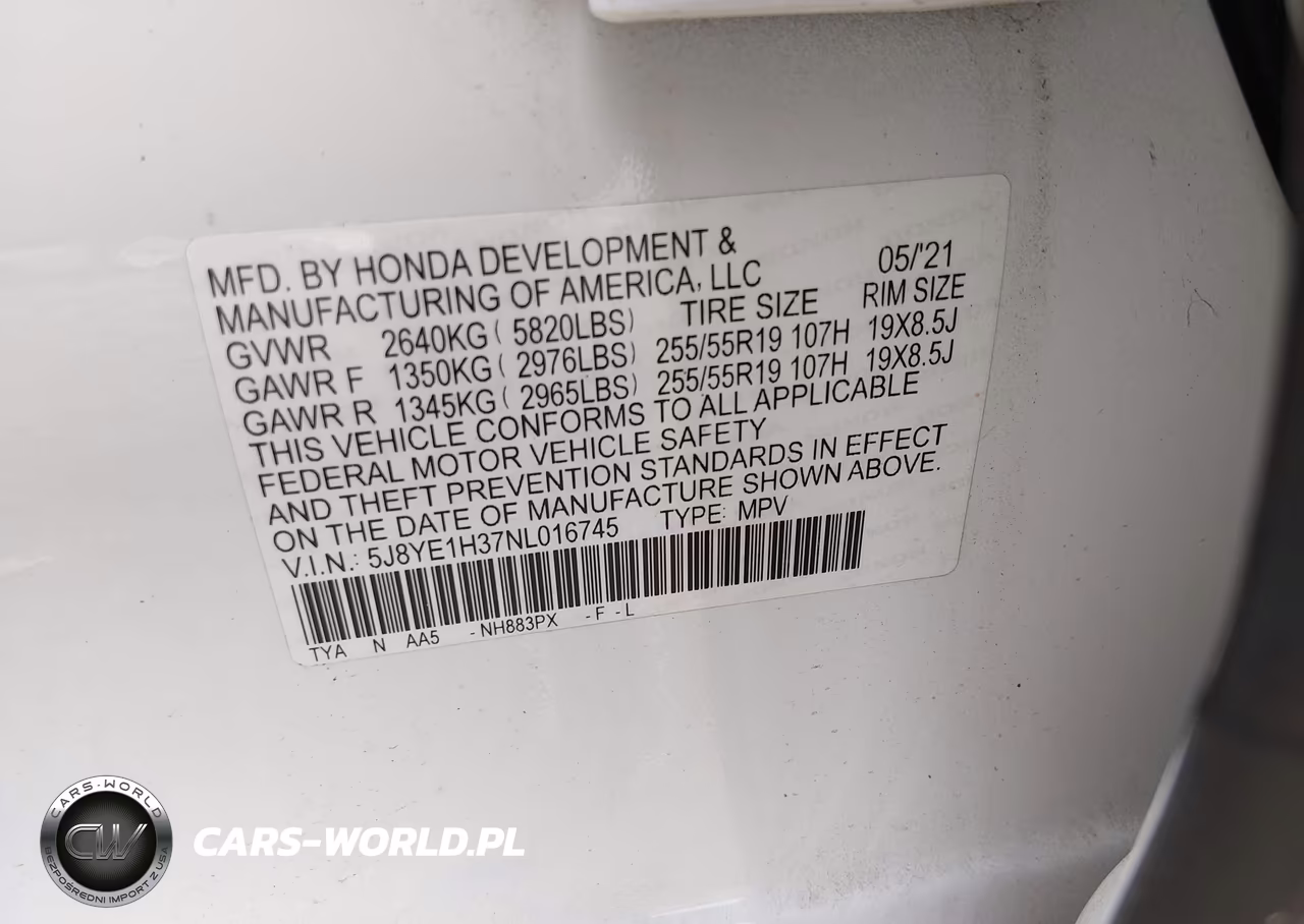 2022 Acura Mdx Standard VIN:5J8YE1H37NL016745 - 9