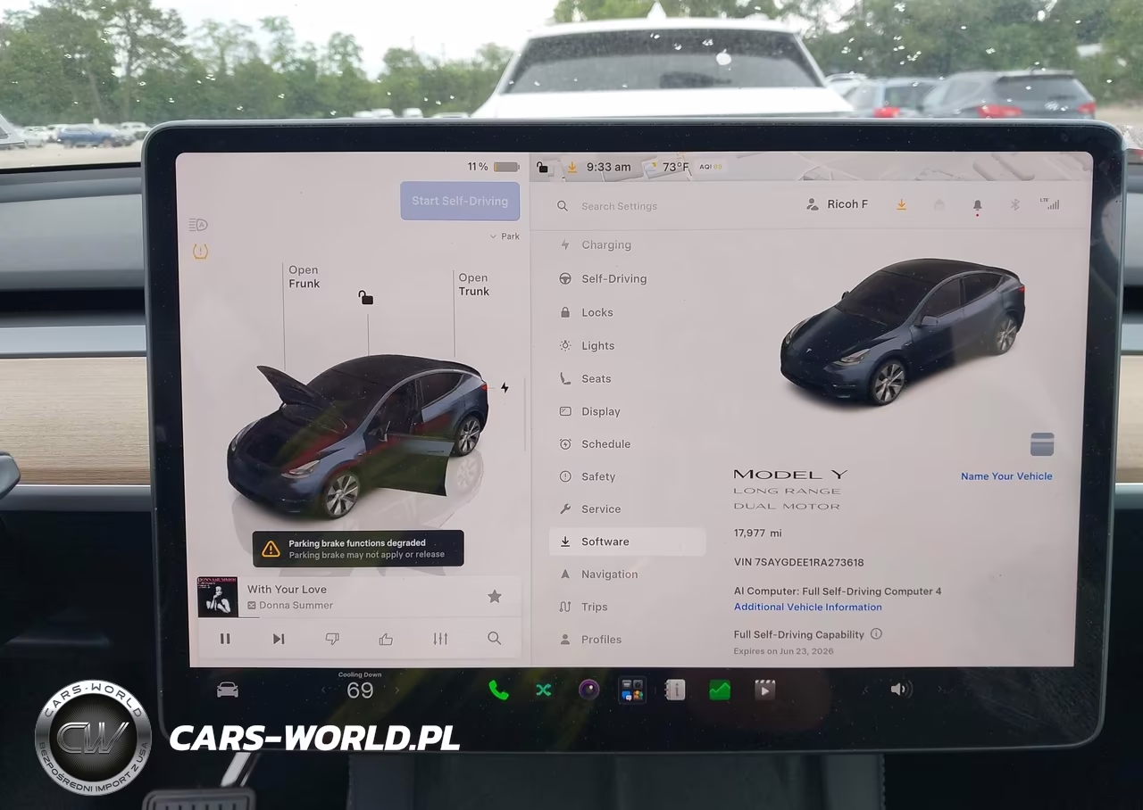 2024 Tesla Model Y Long Range Dual Motor All-Wheel Drive VIN:7SAYGDEE1RA273618 - 15