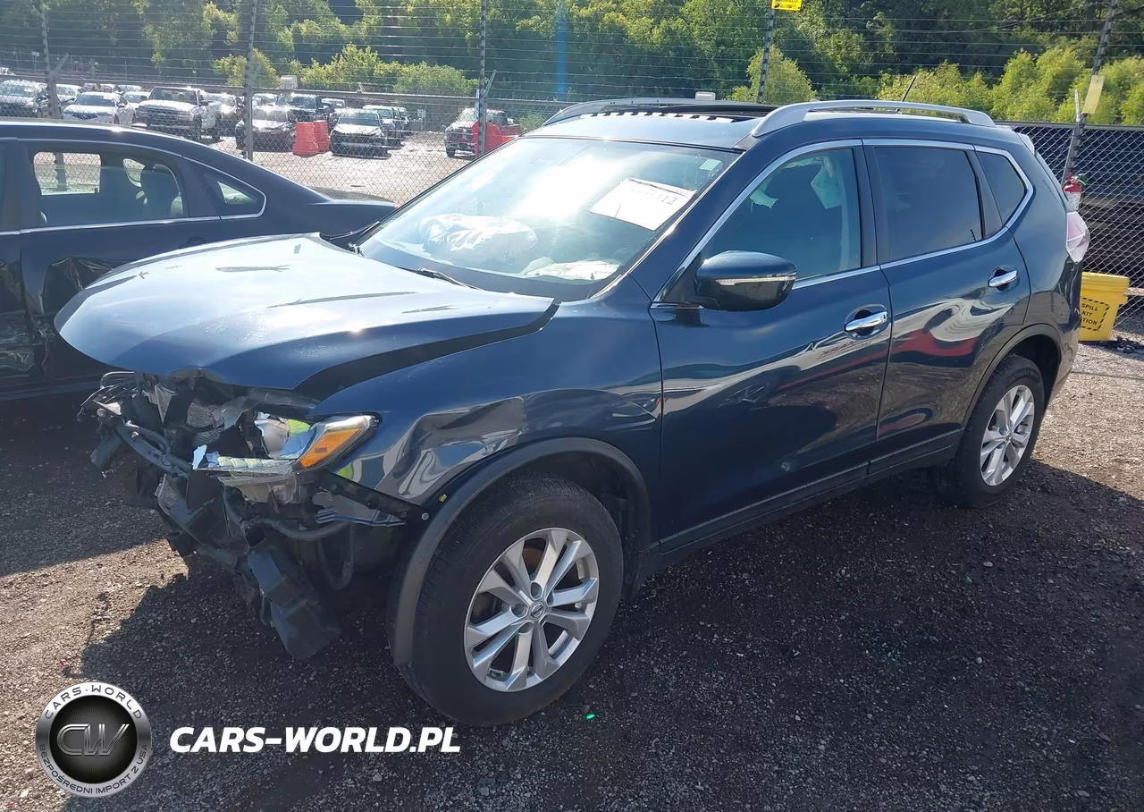 2015 Nissan Rogue Sv VIN:5N1AT2MV2FC829135 - 2