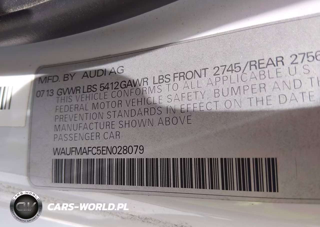 2014 Audi A6 3.0 Tdi Premium Plus VIN:WAUFMAFC5EN028079 - 9