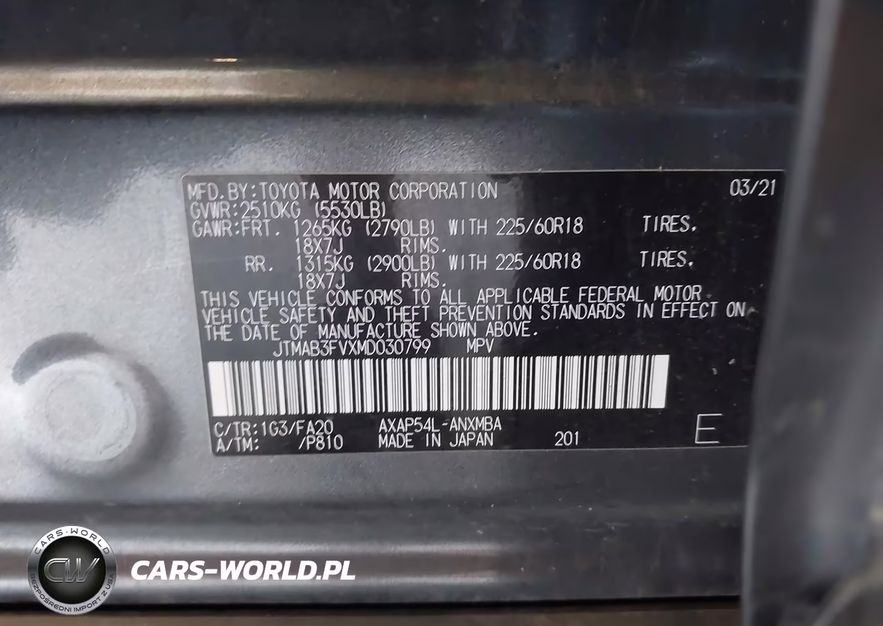 2021 Toyota Rav4 Prime Se VIN:JTMAB3FVXMD030799 - 9