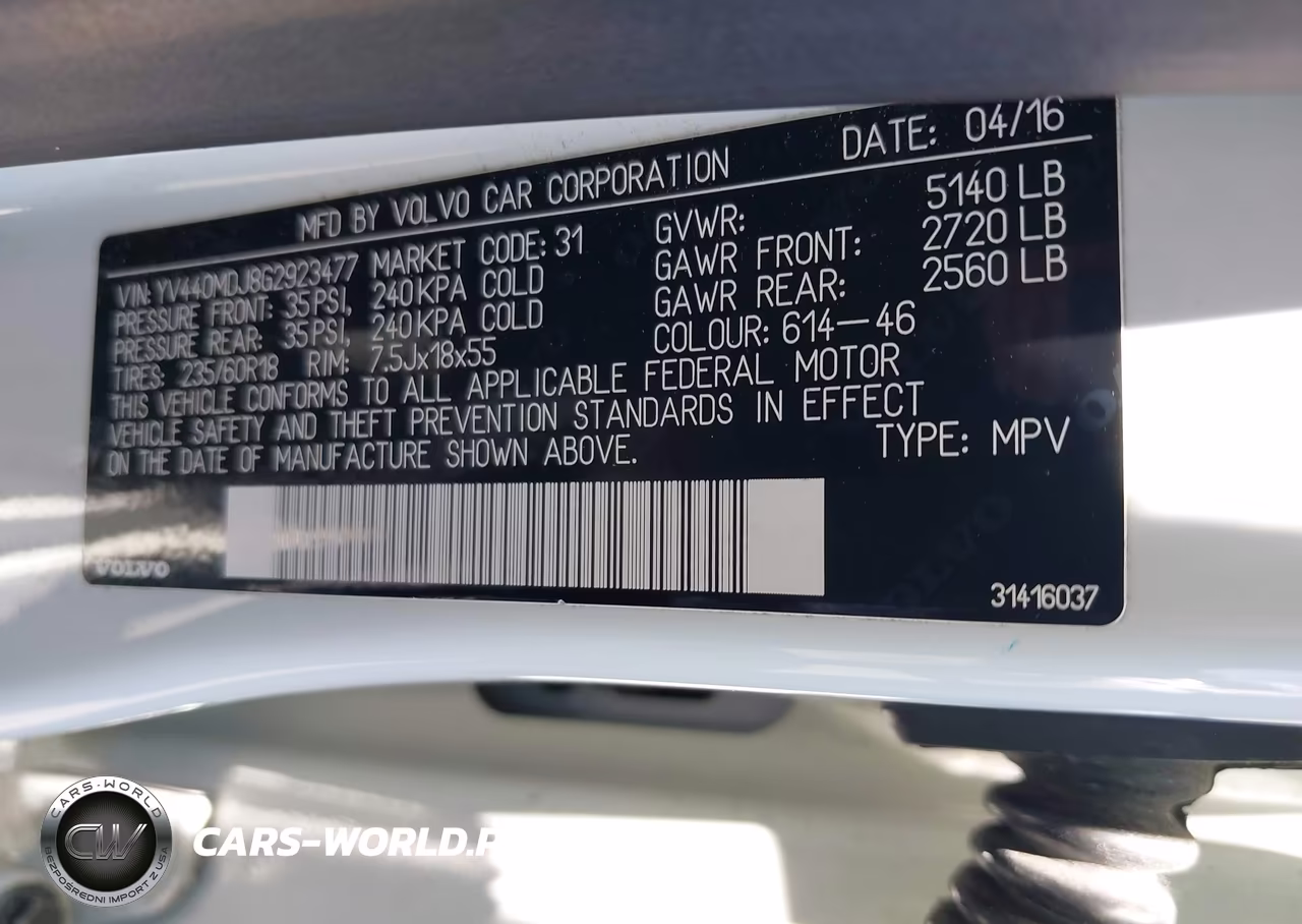 2016 Volvo Xc60 T5 Drive-E VIN:YV440MDJ8G2923477 - 9