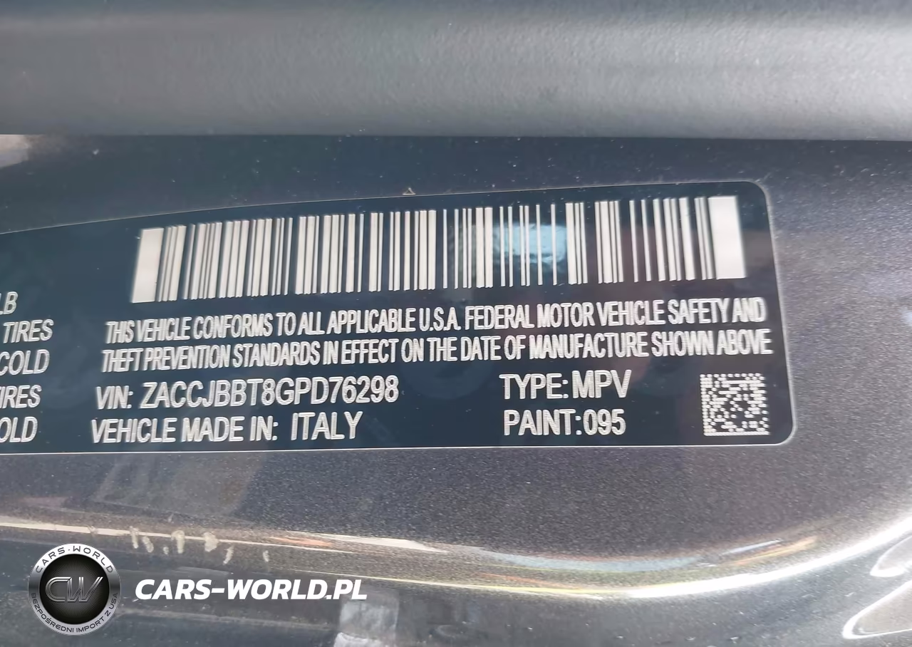 2016 Jeep Renegade Latitude VIN:ZACCJBBT8GPD76298 - 9