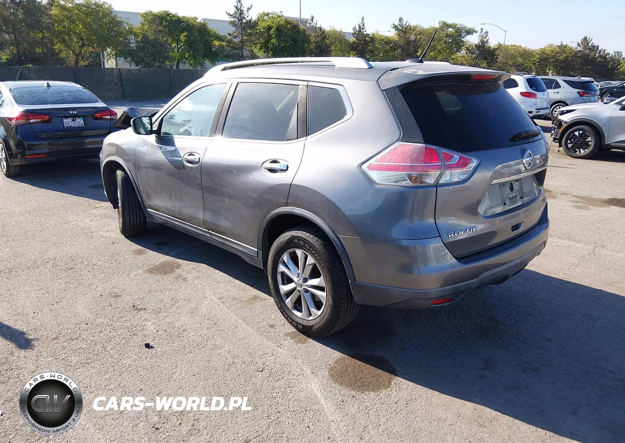 2016 Nissan Rogue Sv VIN:KNMAT2MV2GP736209 - 3