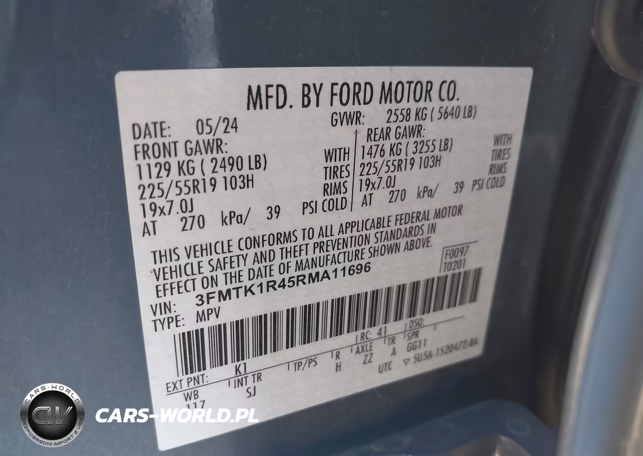 2024 Ford Mustang Mach-E Select VIN:3FMTK1R45RMA11696 - 9