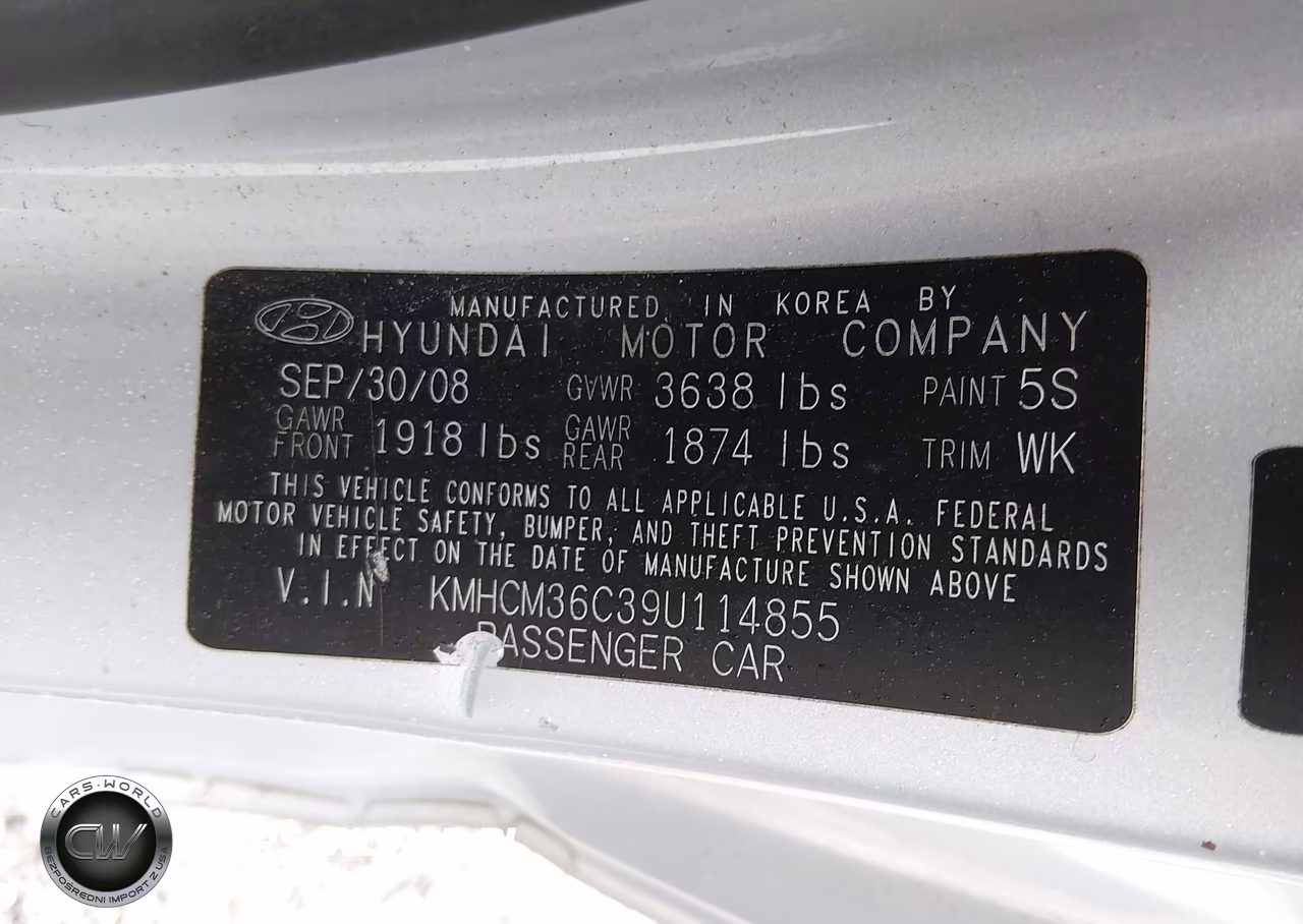 2009 Hyundai Accent Gs VIN:KMHCM36C39U114855 - 9