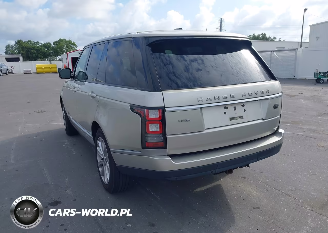 2014 Land Rover Range Rover 3.0L V6 Supercharged Hse VIN:SALGS2VF5EA131338 - 3