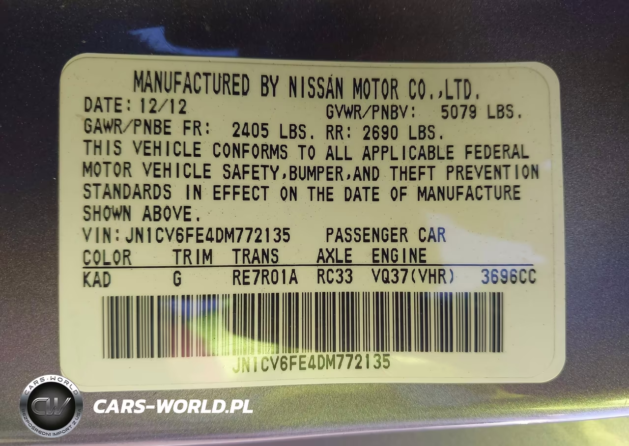 2013 Infiniti G37 VIN:JN1CV6FE4DM772135 - 9