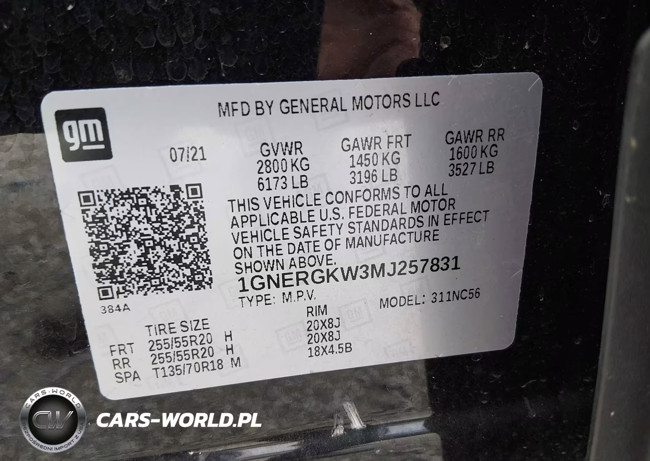 2021 Chevrolet Traverse Fwd Lt Cloth VIN:1GNERGKW3MJ257831 - 9