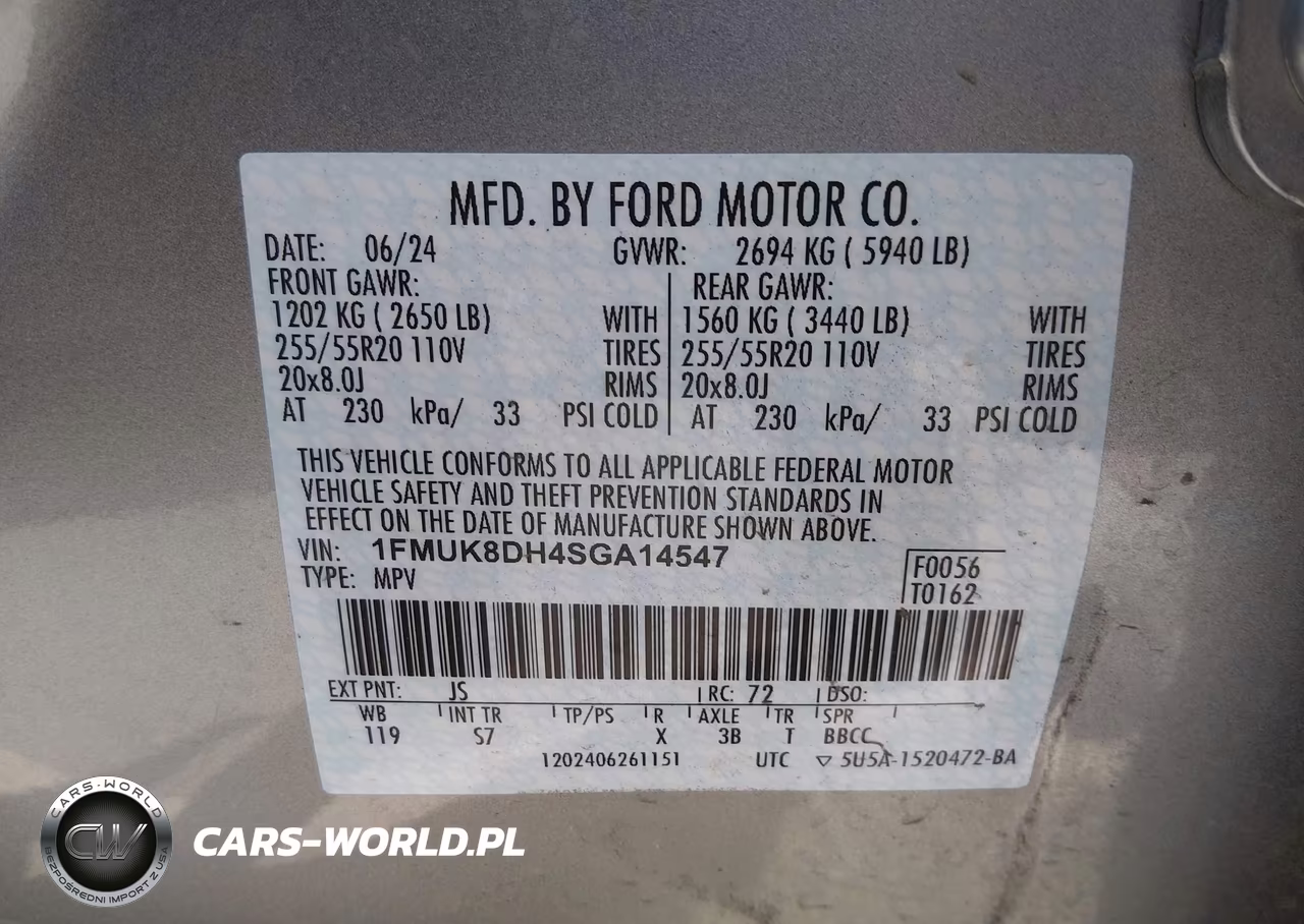 2025 Ford Explorer Active VIN:1FMUK8DH4SGA14547 - 9