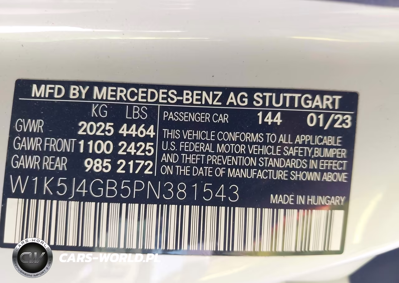 2023 Mercedes-Benz Cla 250 Coupe VIN:W1K5J4GB5PN381543 - 9