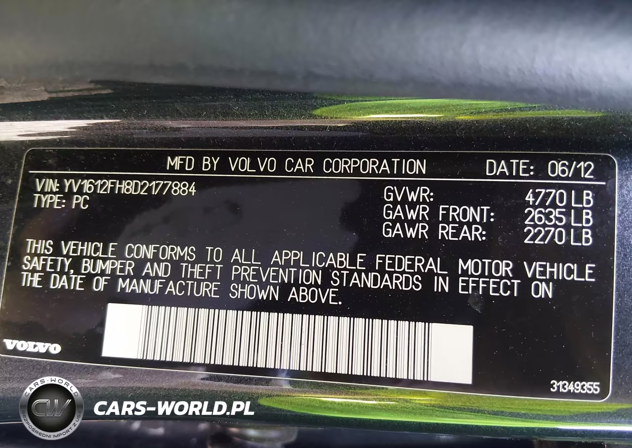 2013 Volvo S60 T5 VIN:YV1612FH8D2177884 - 9