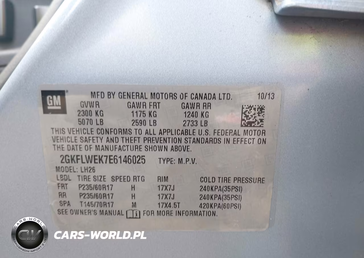 2014 GMC Terrain Sle-2 VIN:2GKFLWEK7E6146025 - 9