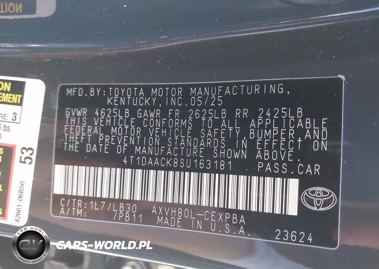 2025 Toyota Camry Xse VIN:4T1DAACK8SU163181 - 9