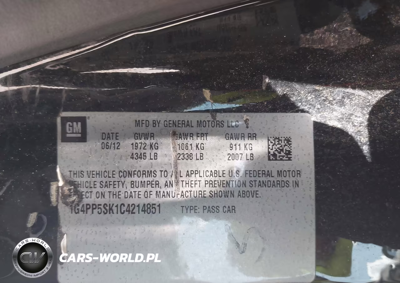 2012 Buick Verano VIN:1G4PP5SK1C4214851 - 9