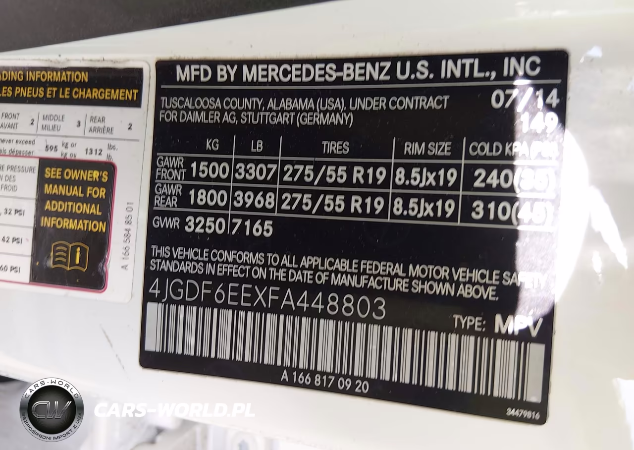 2015 Mercedes-Benz Gl 450 4Matic VIN:4JGDF6EEXFA448803 - 9