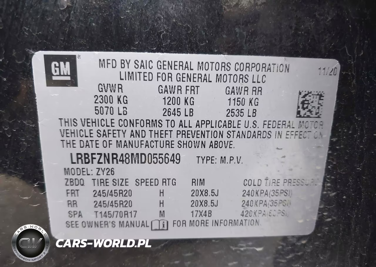 2021 Buick Envision Fwd Essence VIN:LRBFZNR48MD055649 - 9