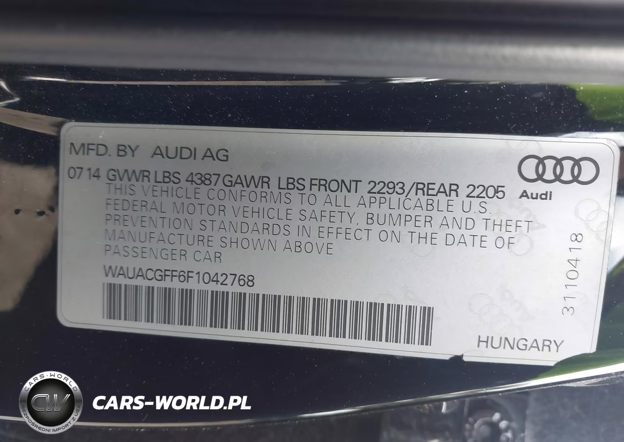2015 Audi A3 1.8T Premium VIN:WAUACGFF6F1042768 - 9