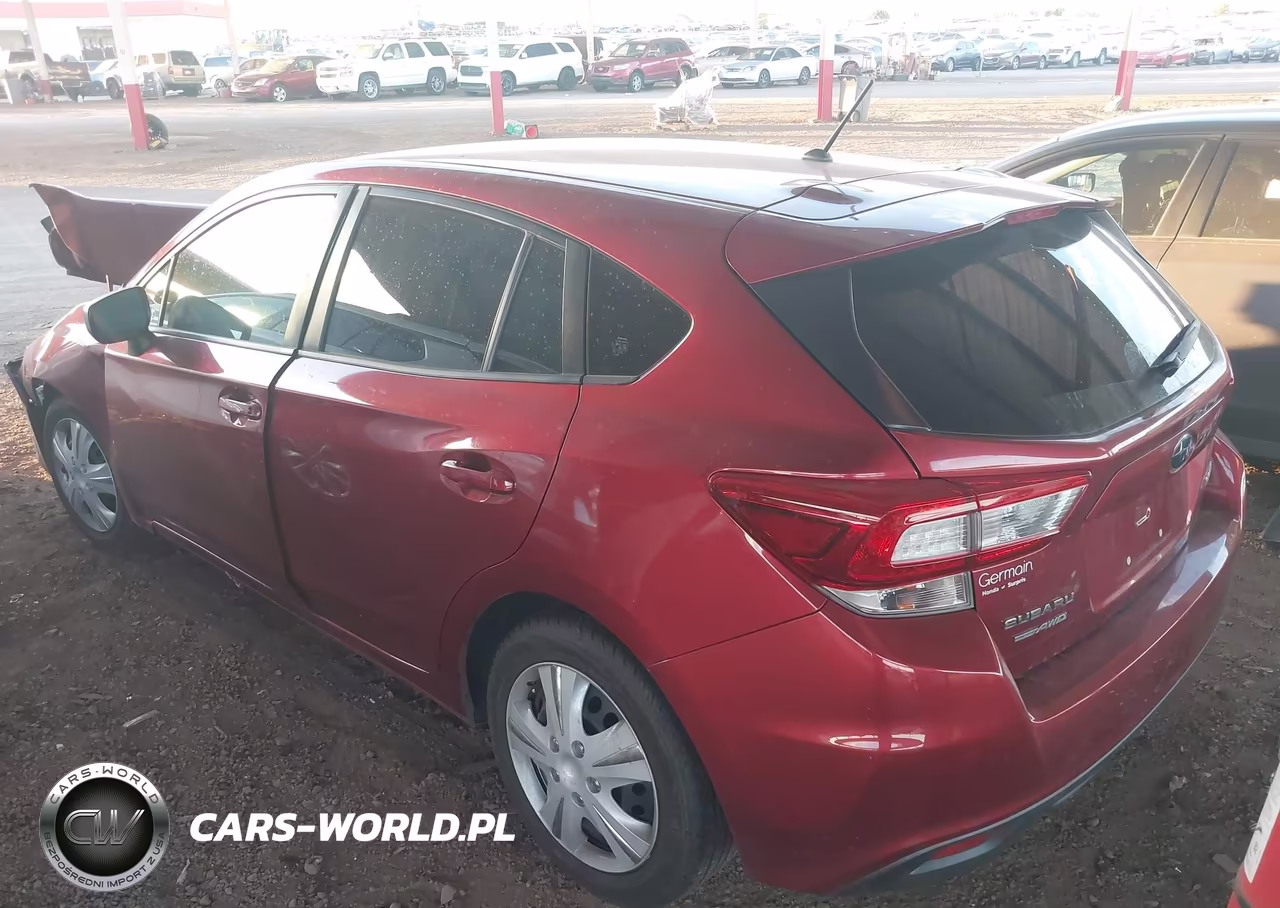 2019 Subaru Impreza 2.0I VIN:4S3GTAA61K3704692 - 3