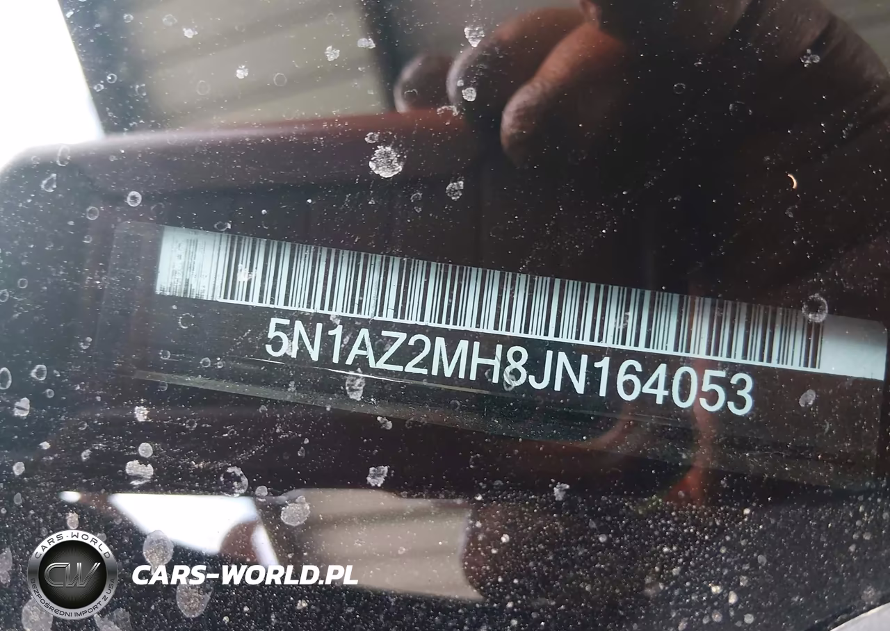 2018 Nissan Murano Sl VIN:5N1AZ2MH8JN164053 - 9