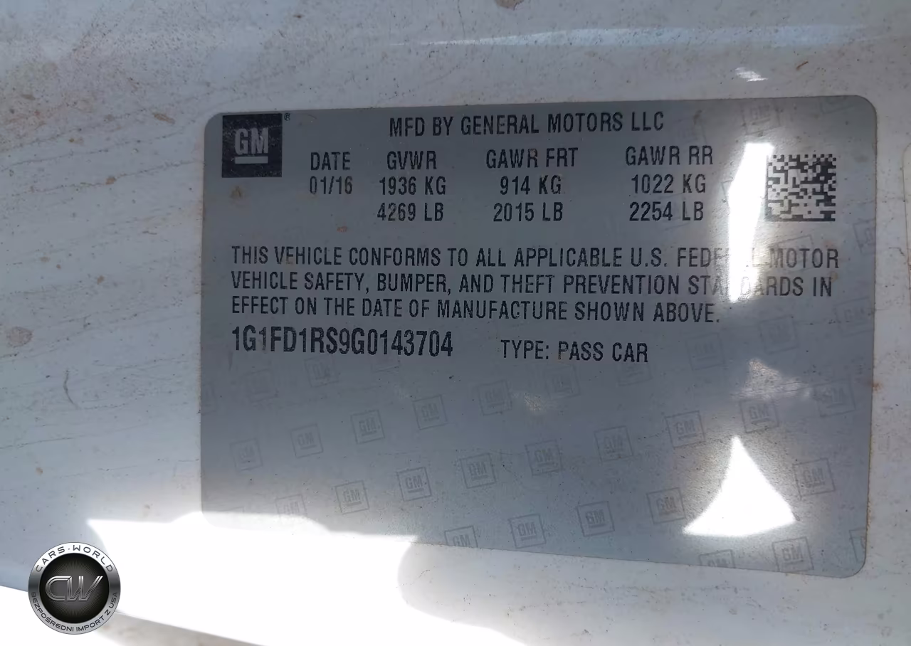 2016 Chevrolet Camaro 2Lt VIN:1G1FD1RS9G0143704 - 9