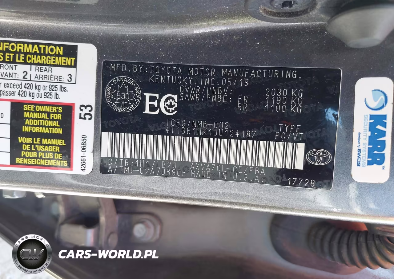 2018 Toyota Camry Xse VIN:4T1B61HK1JU124187 - 9