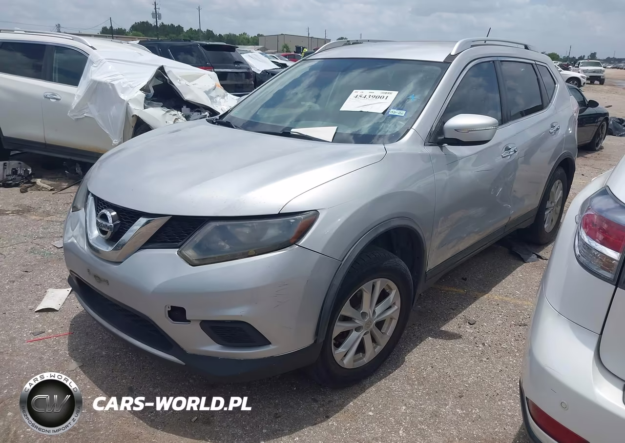 2015 Nissan Rogue Sv VIN:KNMAT2MT5FP548670 - 2