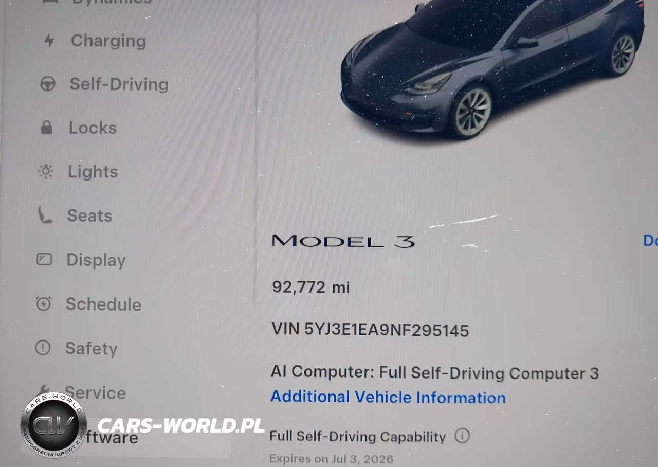 2022 Tesla Model 3 Rear-Wheel Drive VIN:5YJ3E1EA9NF295145 - 16