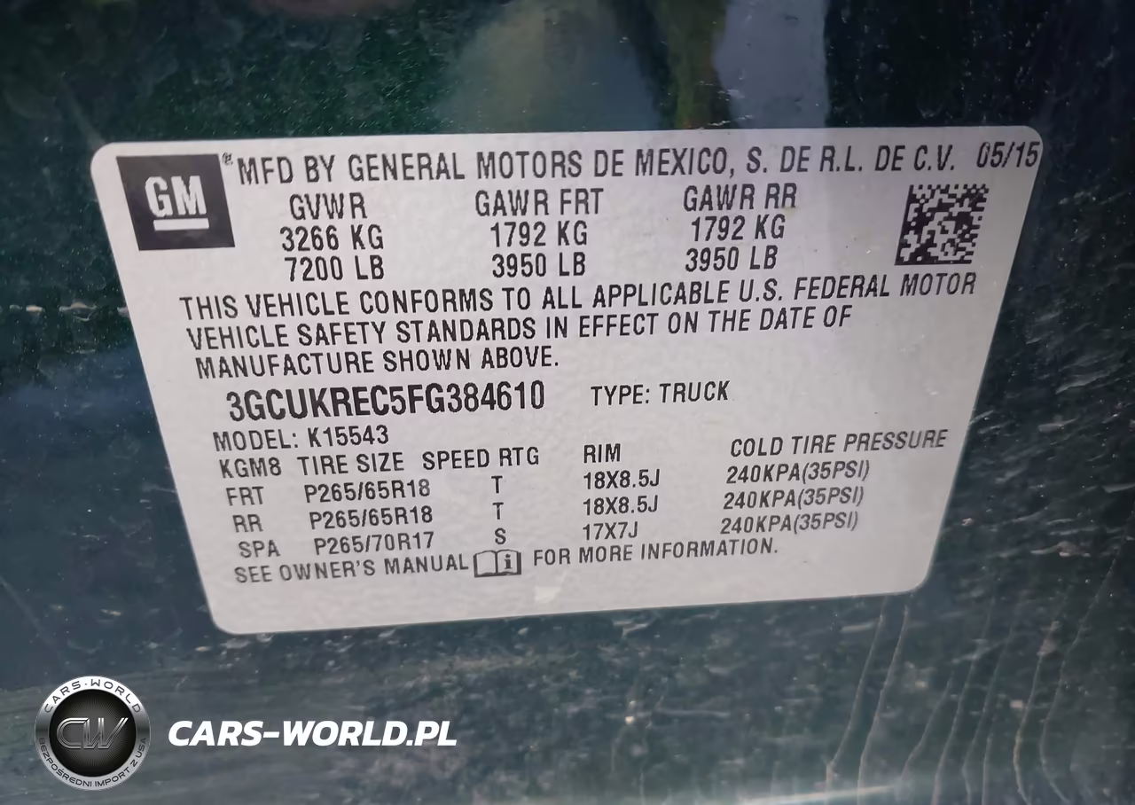 2015 Chevrolet Silverado 1500 Lt VIN:3GCUKREC5FG384610 - 9