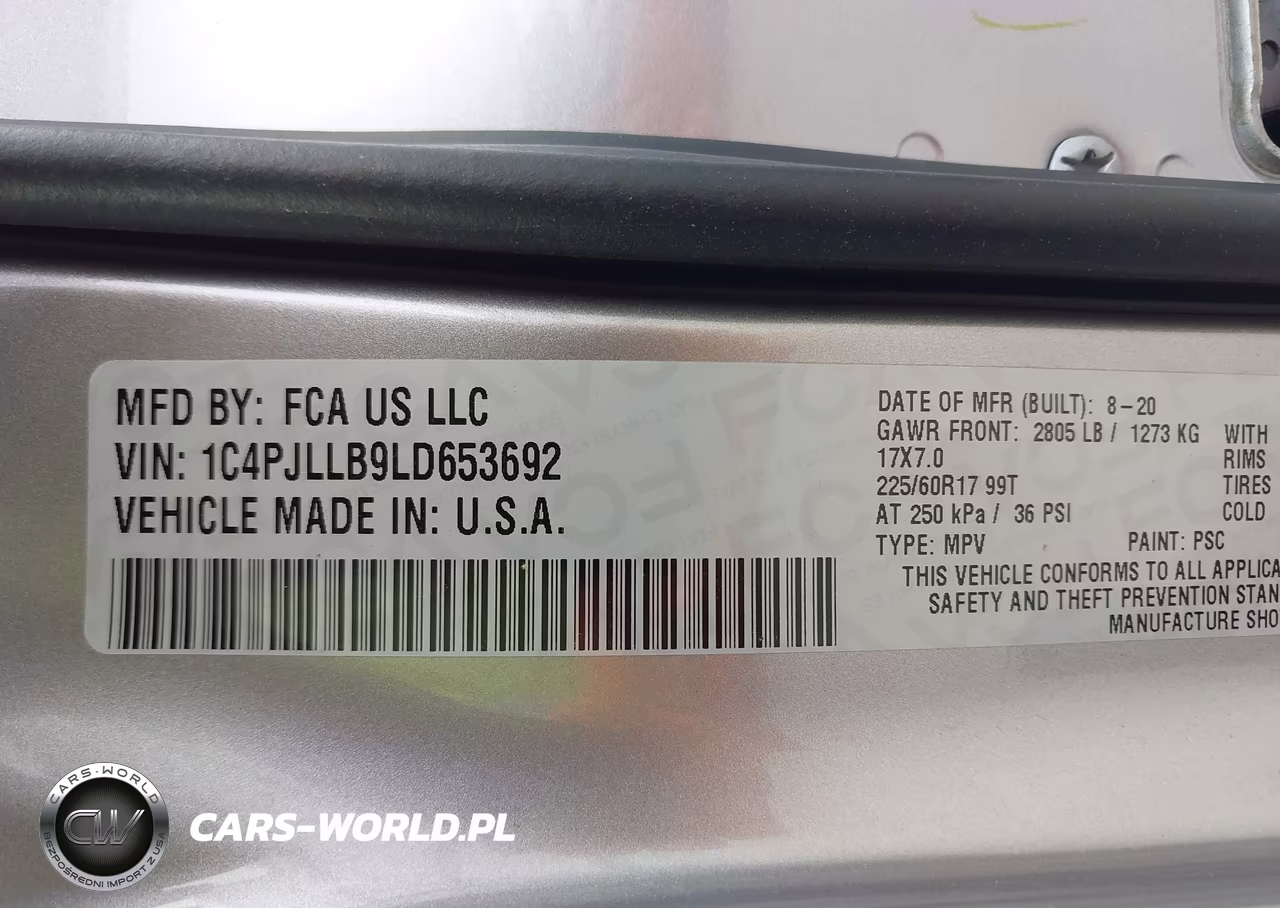 2020 Jeep Cherokee Latitude Plus Fwd VIN:1C4PJLLB9LD653692 - 9