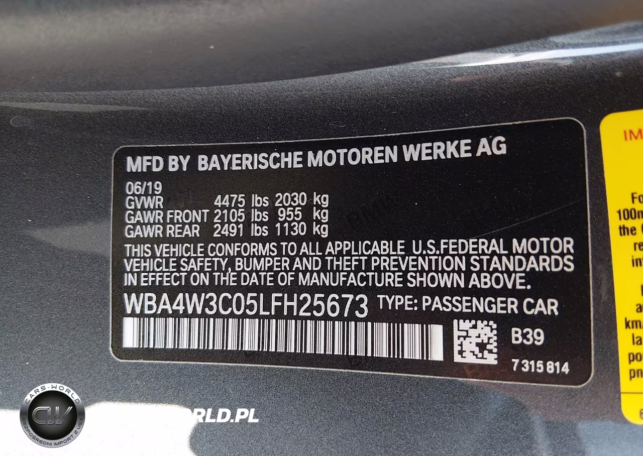 2020 BMW 430I VIN:WBA4W3C05LFH25673 - 9