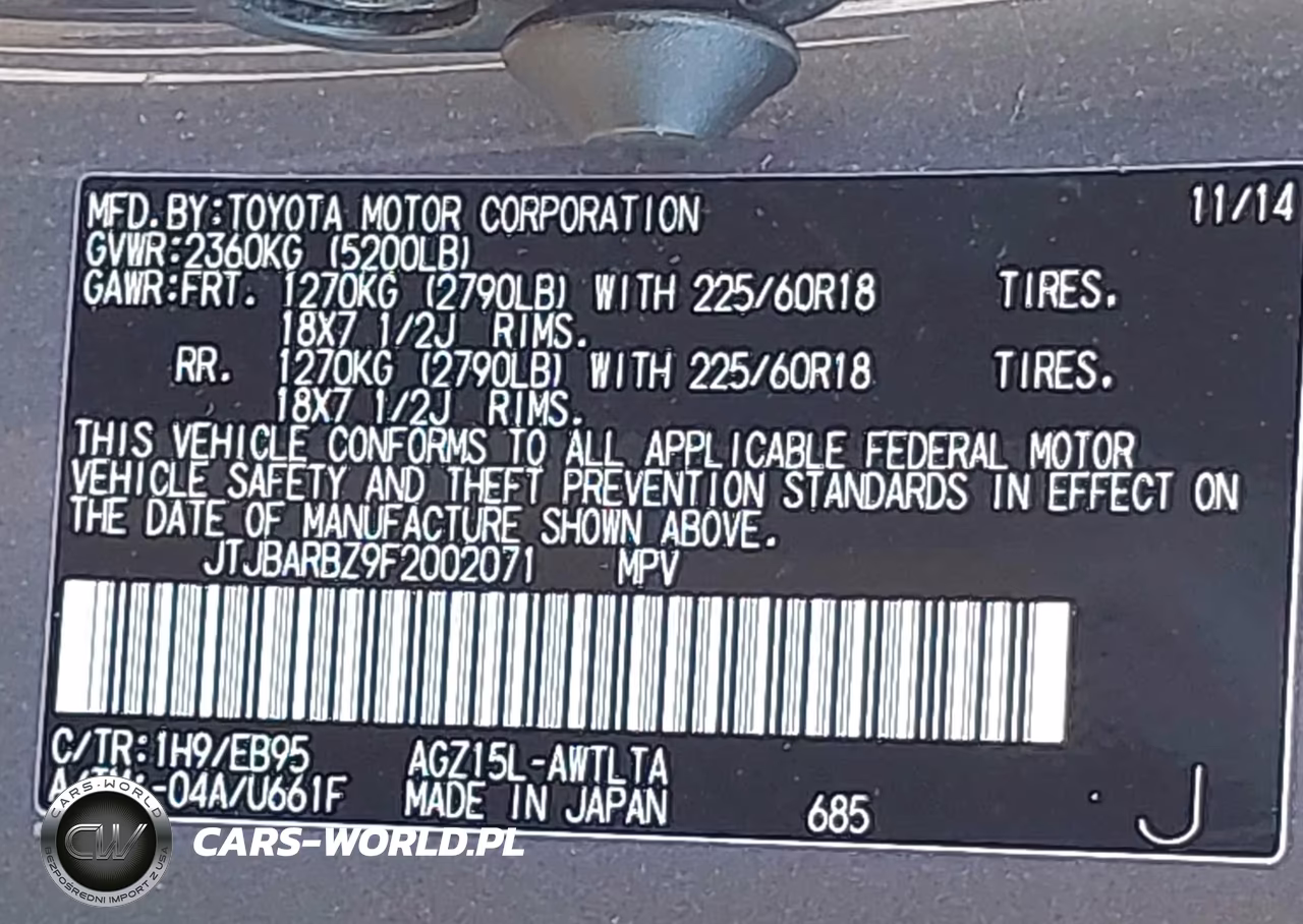 2015 Lexus Nx 200T F Sport VIN:JTJBARBZ9F2002071 - 9