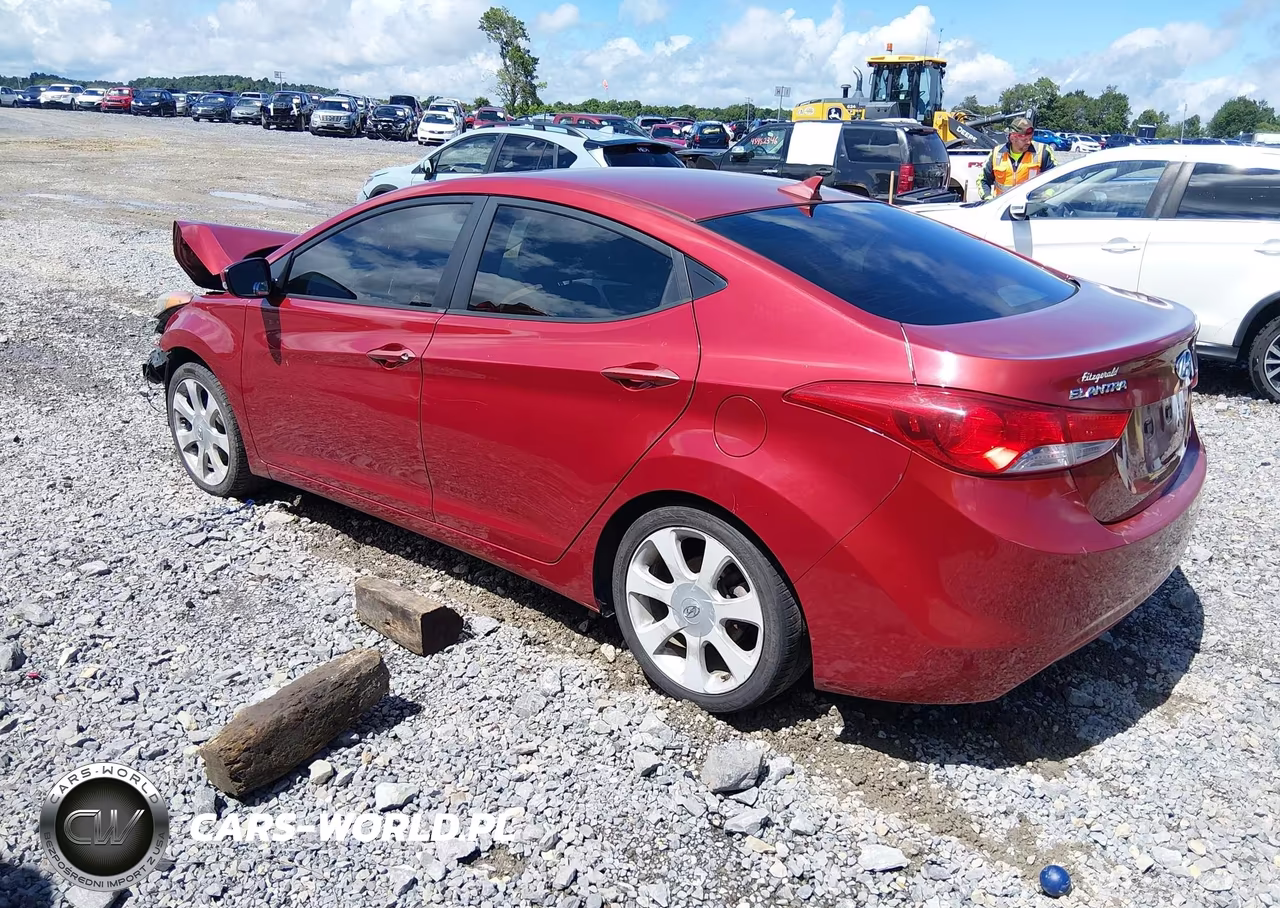 2013 Hyundai Elantra Limited VIN:KMHDH4AE5DU659813 - 3