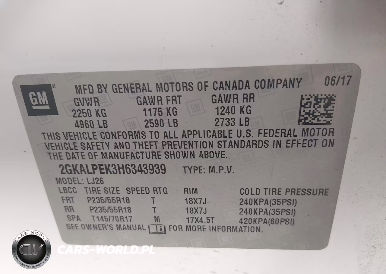 2017 GMC Terrain Slt VIN:2GKALPEK3H6343939 - 9