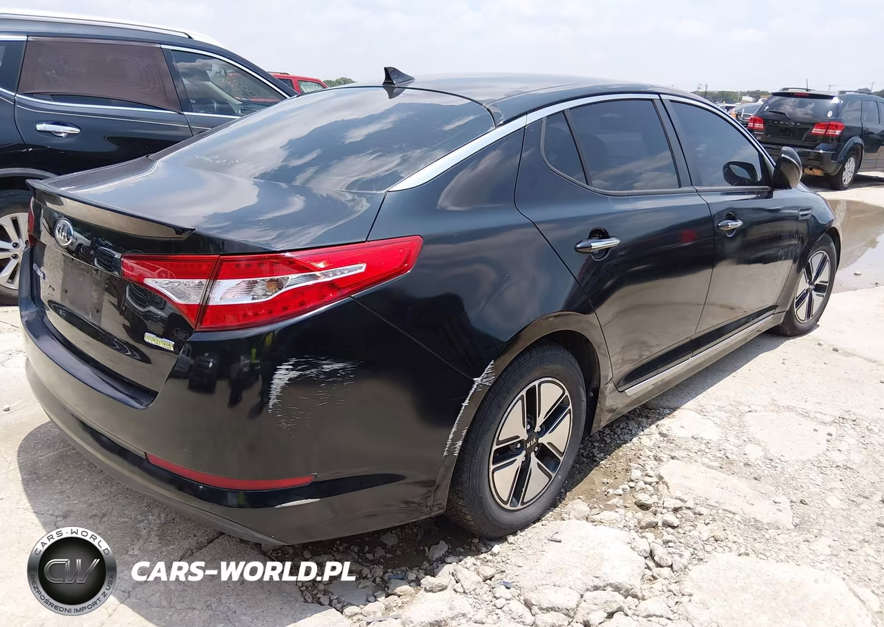 2013 Kia Optima Hybrid Lx VIN:KNAGM4AD3D5052305 - 4