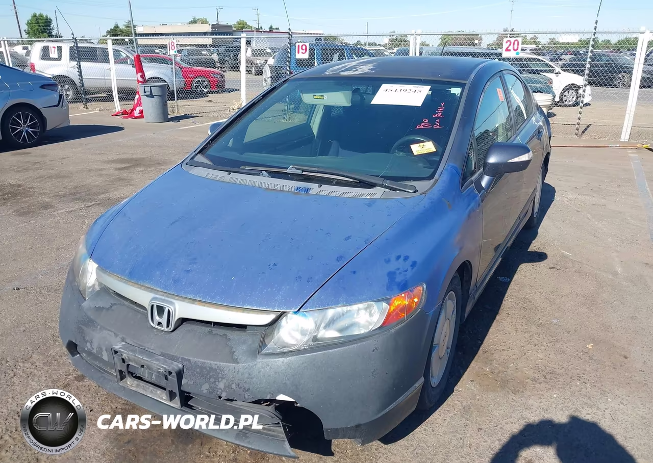 2007 Honda Civic Hybrid VIN:JHMFA36247S030164 - 2